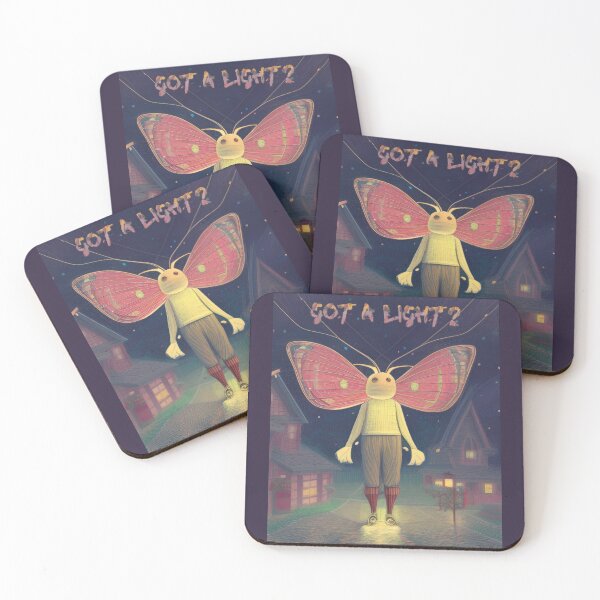 Item preview, Got a light? (#05) moth person designed and sold by SolidEarthArt.