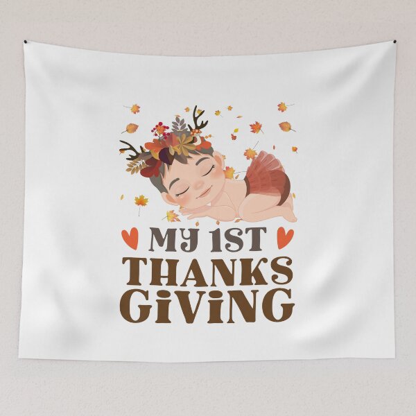 Item preview, Baby thanksgiving outfit | Funny Thanksgiving turkey costume vibes and quotes | babies gifts for thanksgiving designed and sold by ThanksVibe.