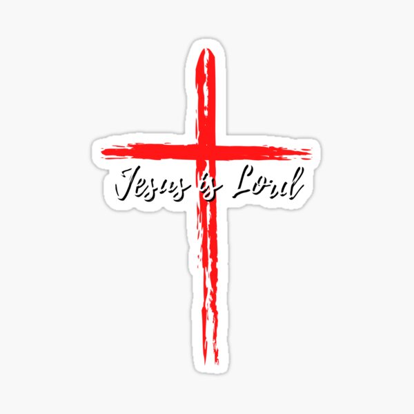 Item preview, Jesus Is Lord (with Cross) designed and sold by Lovehasaname222.