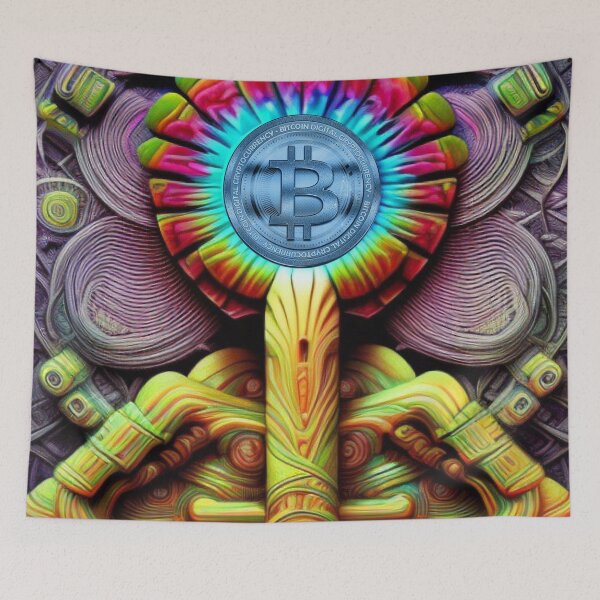Item preview, Bitcoin Art Crypto Art AI 012 designed and sold by tpixx.