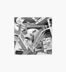 Escher Staircases Art Board