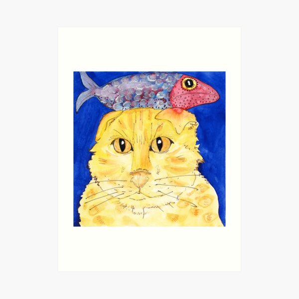 Scottish Fold Art Print