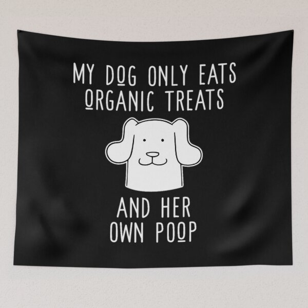 Item preview, Funny Dog Eats Organic Poop – Female Dog designed and sold by vaharisanic.