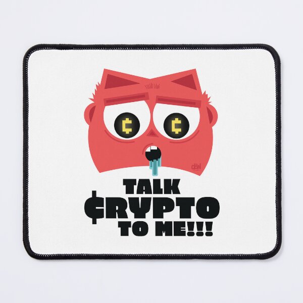 Item preview, Talk Crypto To Me Funny Crypto Devilish Emoji Face Drooling In The Mood To Speak Cryptocurrency designed and sold by doseofwin.