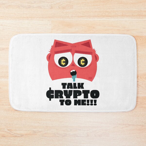 Item preview, Talk Crypto To Me Funny Crypto Devilish Emoji Face Drooling In The Mood To Speak Cryptocurrency designed and sold by doseofwin.