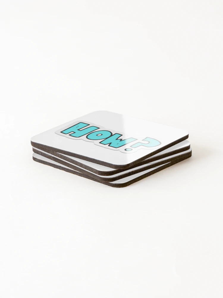 Thumbnail 4 of 5, Coasters (Set of 4), How? designed and sold by Shahbaz  art.