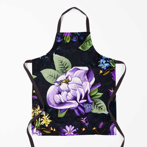 Aperçu de l'œuvre Fleurs violettes aquarelles, motif sans couture, art de jardin #7 créée et vendue par supeart.