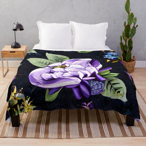 Item preview, Watercolor purple flowers, seamless pattern, garden art #7 designed and sold by supeart.
