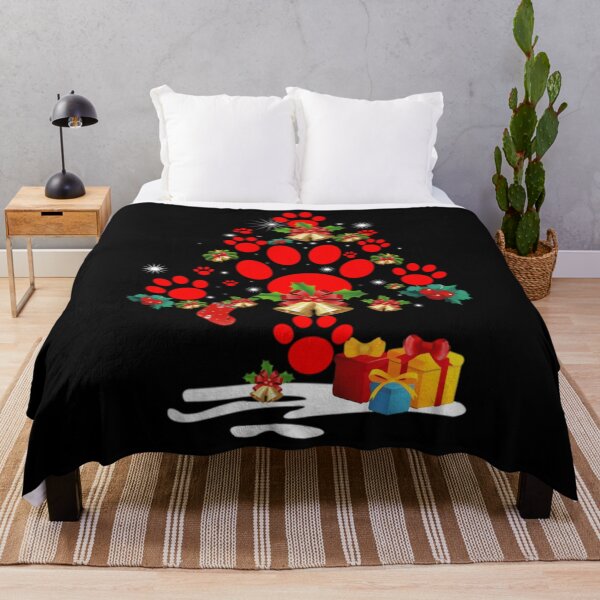 Item preview, Dog Paw Christmas Tree Funny Merry Christmas designed and sold by saymanerikata.