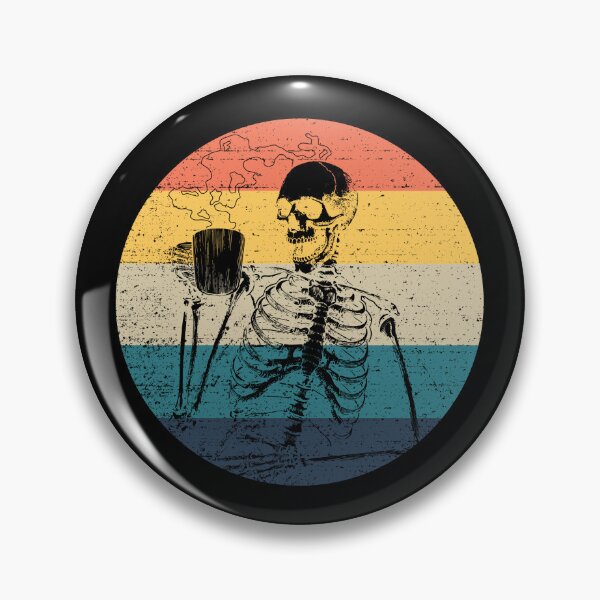 Item preview, Skeleton Coffee Retro Halloween Costume Skeleton Coffee Gear designed and sold by DynamicDesign.