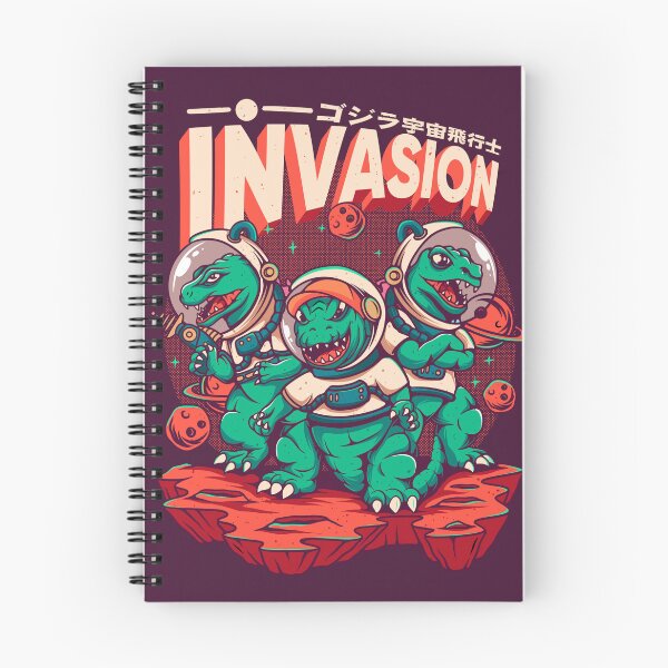 Item preview, Lizard Monster Invasion designed and sold by footmarkstudio.