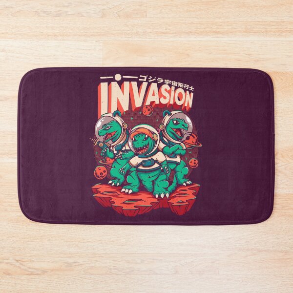 Item preview, Lizard Monster Invasion designed and sold by footmarkstudio.