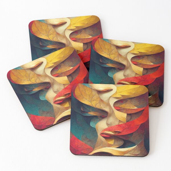Item preview, Abstract Leaf Veins Shaped Woman's Face designed and sold by NengShop.