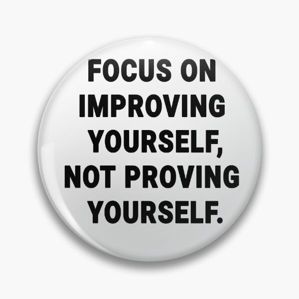 Item preview, Focus on improving yourself life lesson  life motivational saying  designed and sold by Imaginarium Studio.