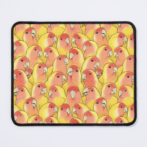 Item preview, Lutino Peach Face Lovebird designed and sold by MaratusFunk.