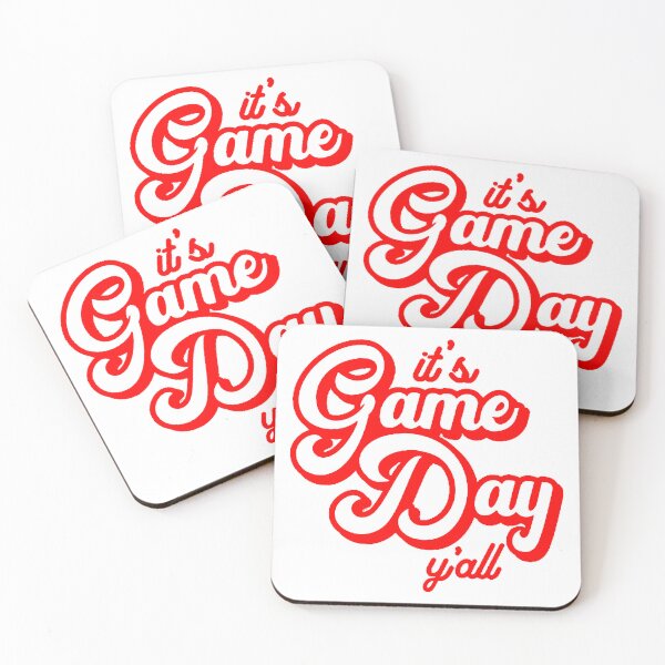 Item preview, Red and White it's Game Day y'all designed and sold by Summer-Winter.