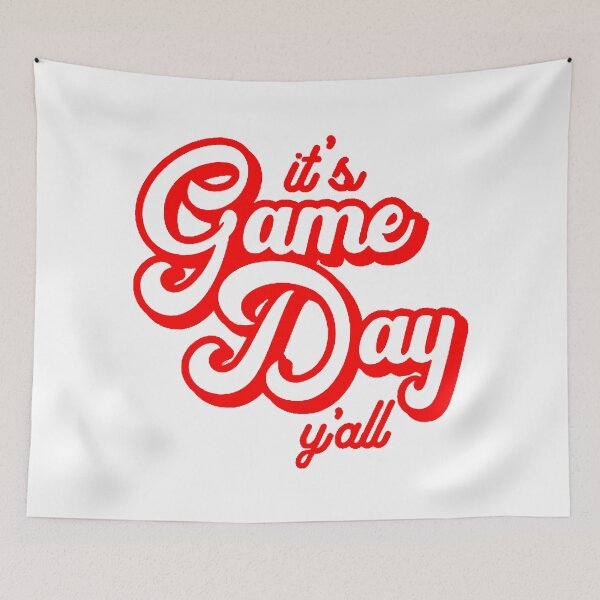 Item preview, Red and White it's Game Day y'all designed and sold by Summer-Winter.