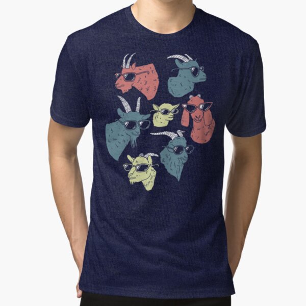 Cabras Camiseta de tejido mixto