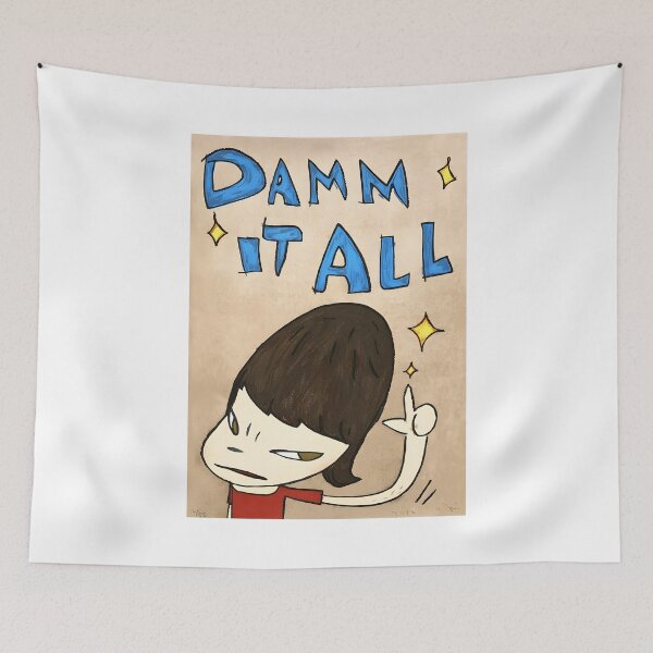 Item preview, yoshimoto nara art damm it all designed and sold by AlfredRufd.