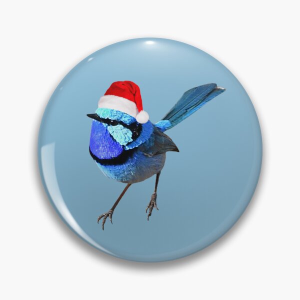 Item preview, Merry Christmas Splendid Fairy-wren male 2 designed and sold by quentinjlang.