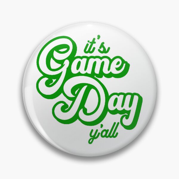 Item preview, Green and White it's Game Day y'all designed and sold by Summer-Winter.