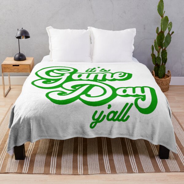 Item preview, Green and White it's Game Day y'all designed and sold by Summer-Winter.