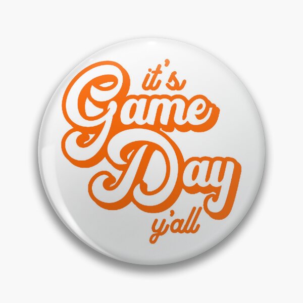 Item preview, Orange and White it's Game Day y'all designed and sold by Summer-Winter.