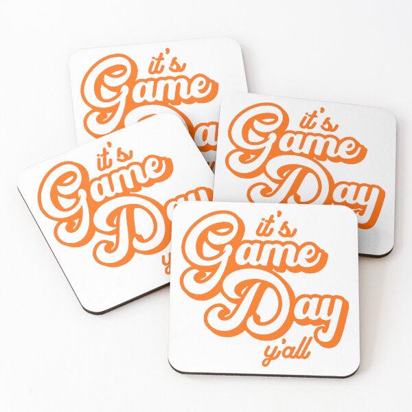Item preview, Orange and White it's Game Day y'all designed and sold by Summer-Winter.