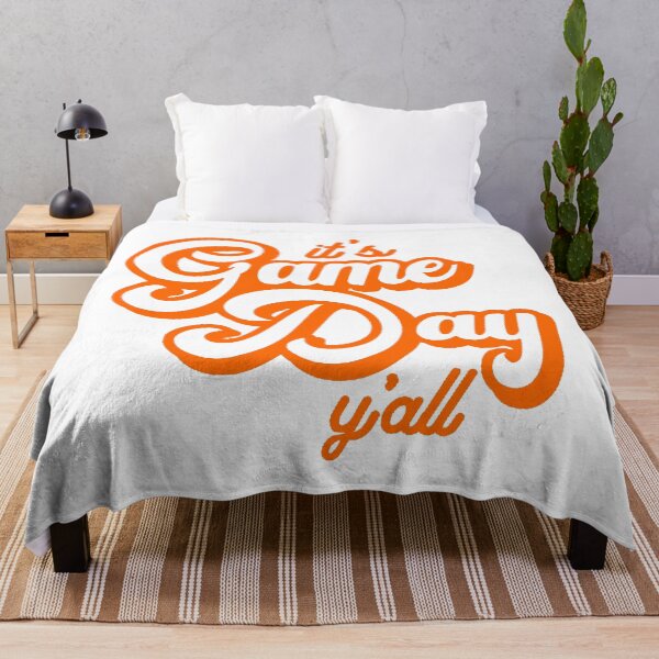 Item preview, Orange and White it's Game Day y'all designed and sold by Summer-Winter.