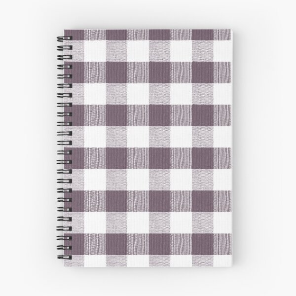Item preview, Dark Shadow purple gingham fabric pattern designed and sold by coverinlove.