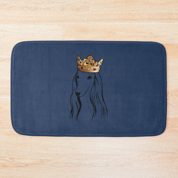 Item preview, Afghan Hound Dog King Queen Wearing Crown designed and sold by ThnahTuanbi.