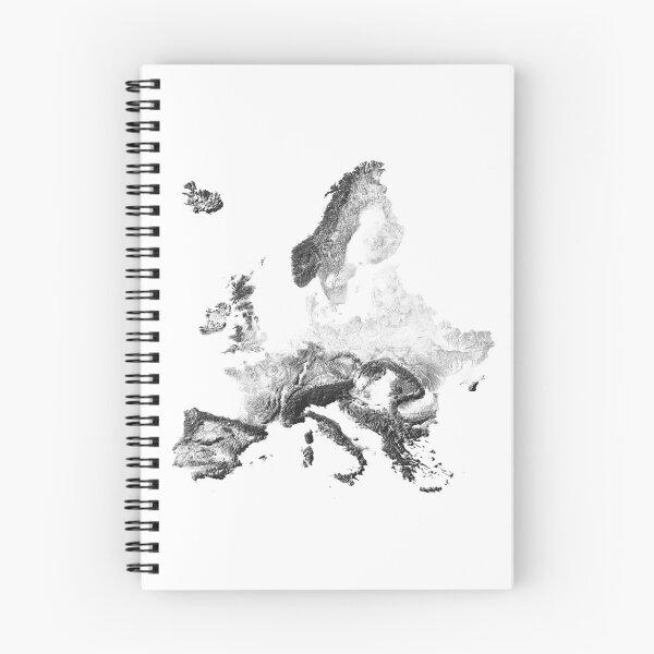 Item preview, Europe mapped by sunset shadows designed and sold by EarthArtAus.
