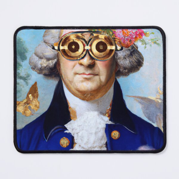 Item preview, Unusual Altered Steampunk Portrait Painting with Goggles ( Steampunk ) designed and sold by RadRococo.
