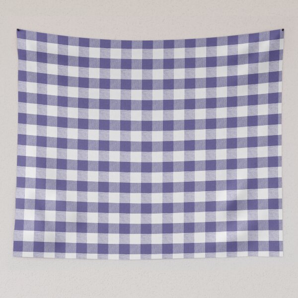 Item preview, Smoky Tillandsia Purple gingham fabric pattern designed and sold by coverinlove.
