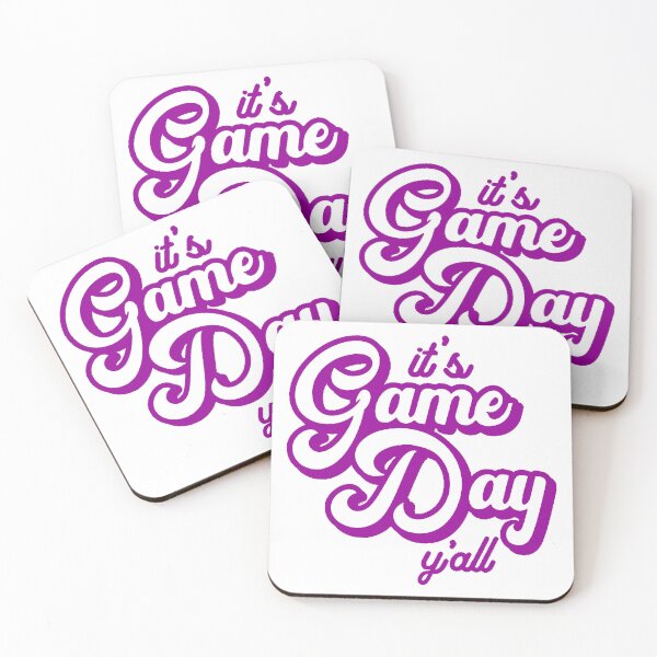 Item preview, Purple and White it's Game Day y'all designed and sold by Summer-Winter.