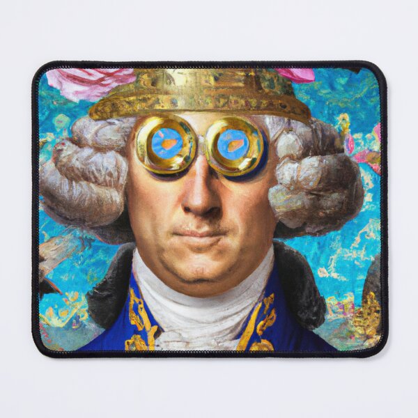 Item preview, Unusual Altered Steampunk Portrait Painting with Goggles ( Steampunk ) designed and sold by RadRococo.