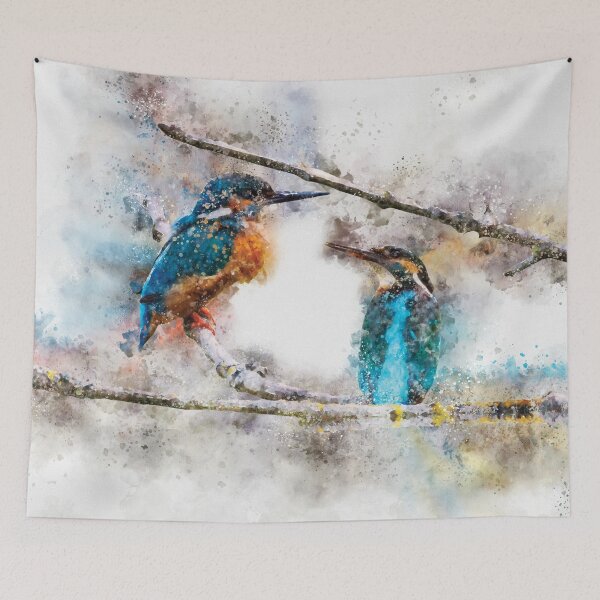 Item preview, Kingfisher Couple designed and sold by Ghazal-art.