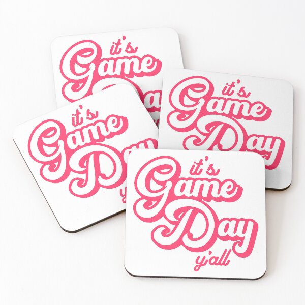 Item preview, Pink and White it's Game Day y'all designed and sold by Summer-Winter.