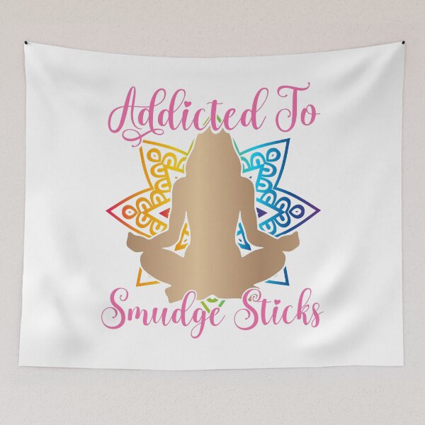 Item preview, Addicted To Smudge Sticks Chakra Healer Therapist Reiki designed and sold by Tomsens.