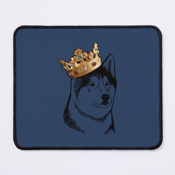 Item preview, Alaskan Malamute Dog King Queen Wearing Crown designed and sold by ThnahTuanbi.