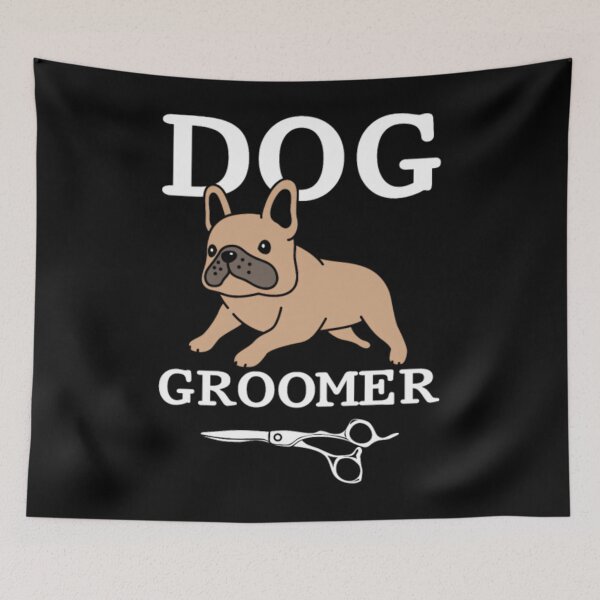 Aperçu de l'œuvre Funny Dog Groomer Chiot Coiffeur créée et vendue par vaharisanic.