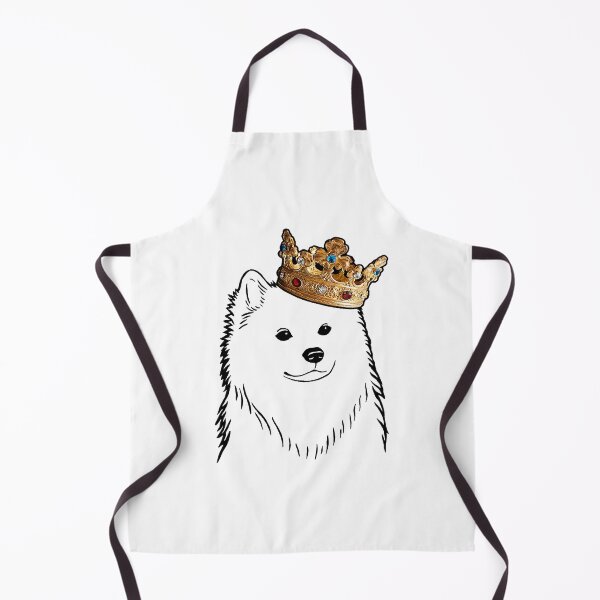 Item preview, American Eskimo Dog King Queen Wearing Crown designed and sold by ThnahTuanbi.