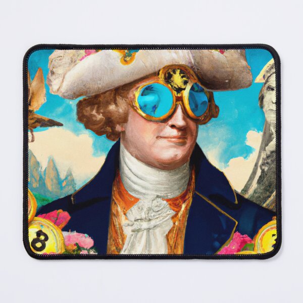 Item preview, Unusual Altered Steampunk Portrait Painting with Goggles ( Steampunk ) designed and sold by RadRococo.
