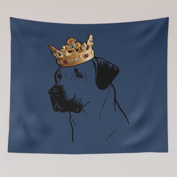 Item preview, Anatolian Shepherd Dog King Queen Wearing Crown designed and sold by ThnahTuanbi.