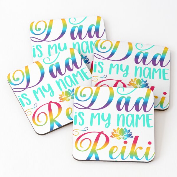 Item preview, Dad Is My Name Reiki Is My Game Chakra Healer Therapist designed and sold by Tomsens.