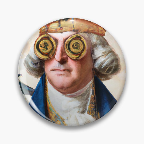 Item preview, Unusual Altered Steampunk Portrait Painting with Goggles ( Steampunk ) designed and sold by RadRococo.