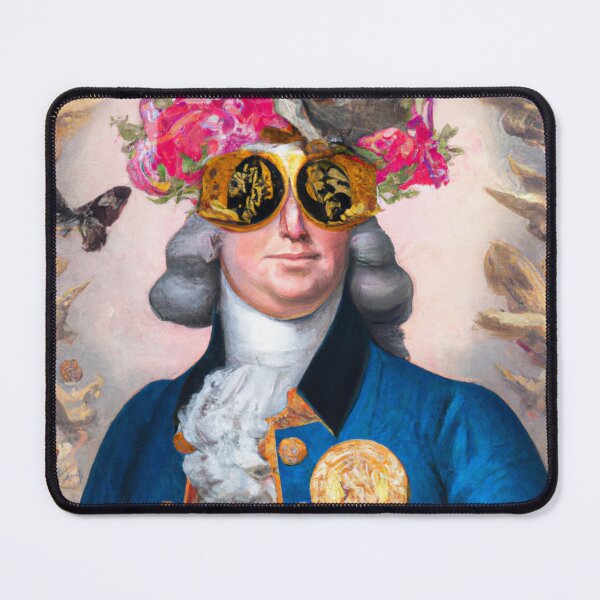 Item preview, Unusual Altered Steampunk Portrait Painting with Goggles ( Steampunk ) designed and sold by RadRococo.