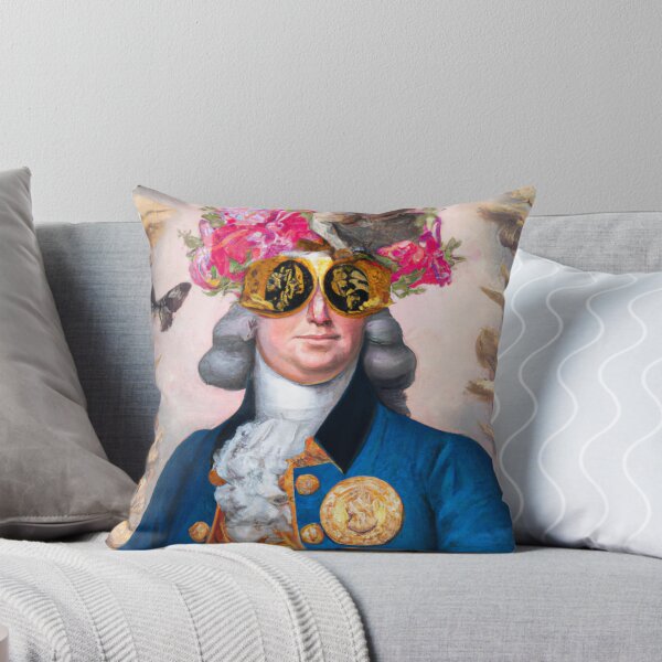 Item preview, Unusual Altered Steampunk Portrait Painting with Goggles ( Steampunk ) designed and sold by RadRococo.