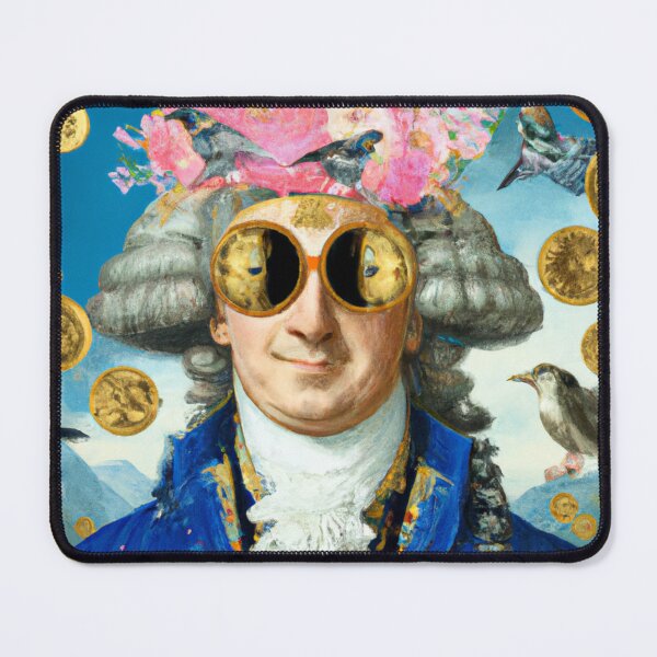 Item preview, Unusual Altered Steampunk Portrait Painting with Goggles ( Steampunk ) designed and sold by RadRococo.