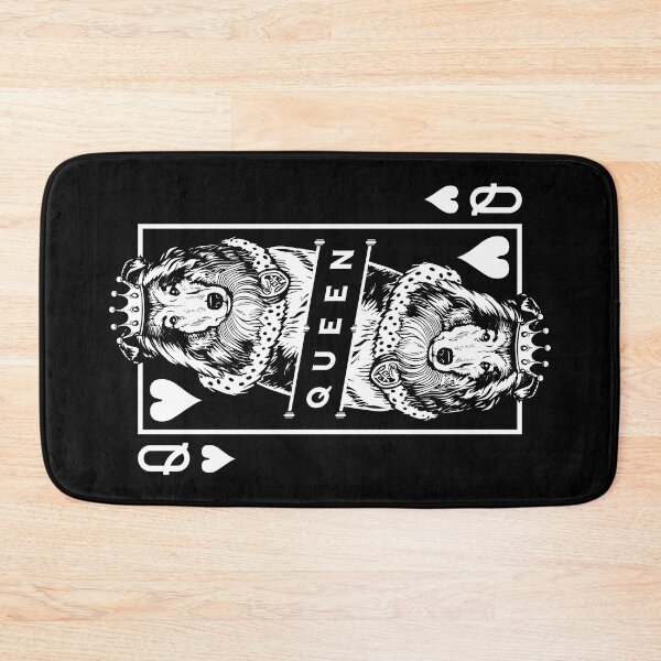 Item preview, Rough Collie Queen Of Hearts Funny Dog Playing Card Pop Art designed and sold by GrandeDuc.